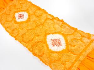 正絹　絞り　帯揚げ